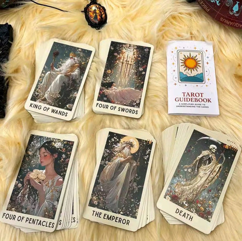 78 Cartas del Tarot Enigmatic Bloom