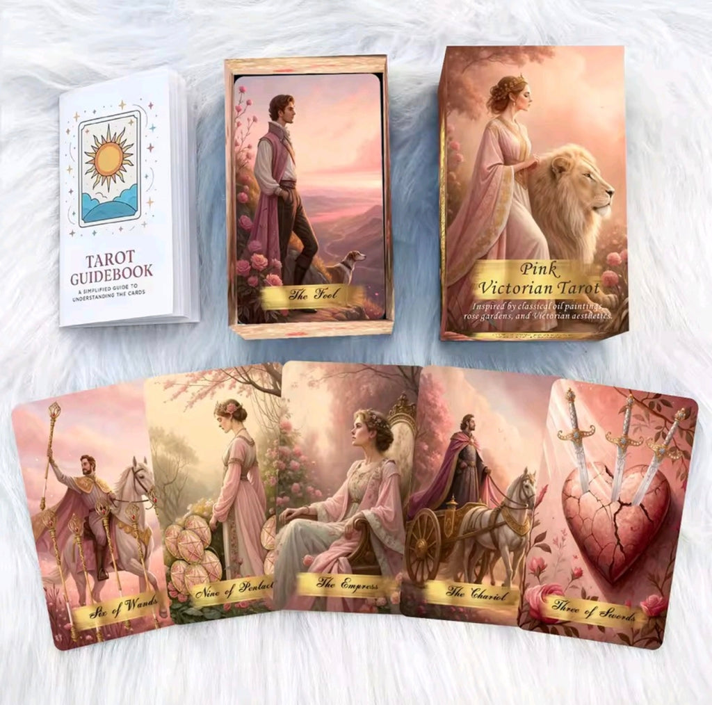 Baraja de tarot victorianas rosas