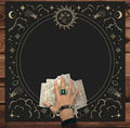 Mantel de Tarot estrella geométrica